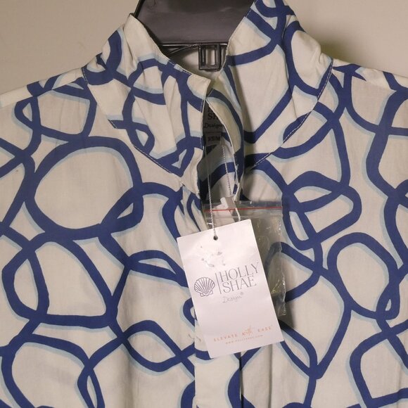 Holly Shae Dress – White/Blue, Size XS-M | NWT - Picture 3 of 6